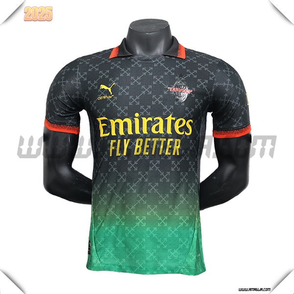 Maglia Calcio AC Milan Edizione speciale 2024 2025 Nero Verde