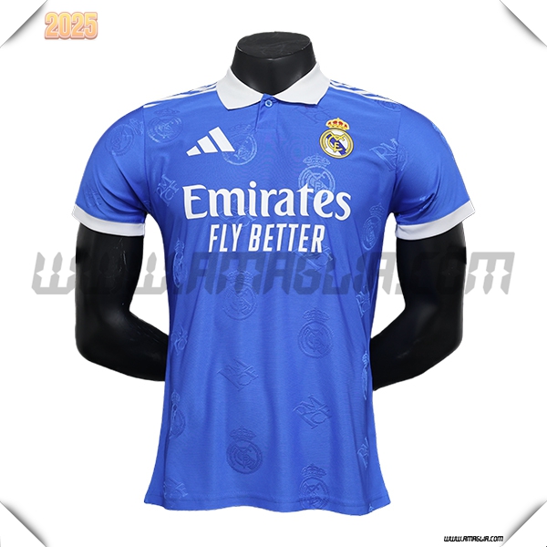 Maglia Calcio Real Madrid Edizione speciale 2024 2025 Blu