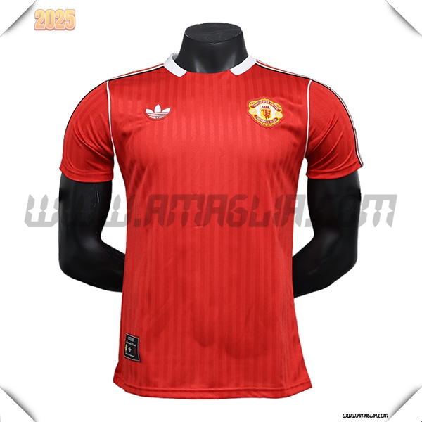 Maglia Calcio Manchester United Edizione speciale 2024 2025 Rosso
