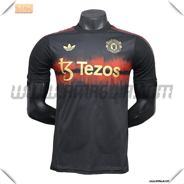 Maglia Calcio Manchester United Edizione speciale 2024 2025 Nero