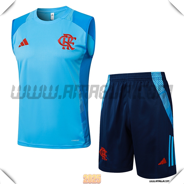 Kit Canotta Allenamento Flamengo Blu 2025 2026