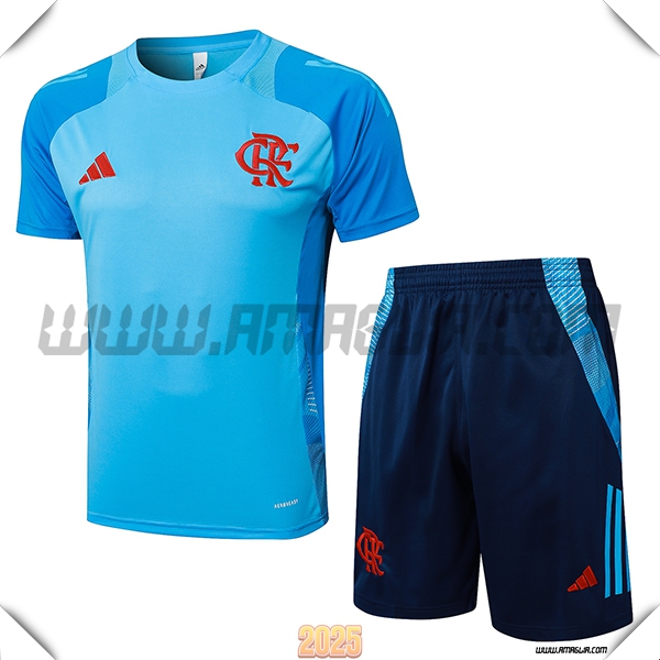 Kit Maglia Allenamento Flamengo Blu 2025 2026