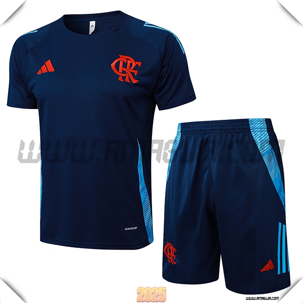 Kit Maglia Allenamento Flamengo Blu Reale 2025 2026