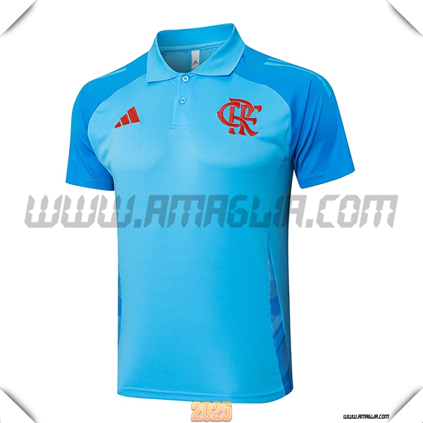 Maglia Polo Flamengo Azzurro 2025 2026