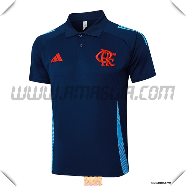 Maglia Polo Flamengo Blu Scuro 2025 2026