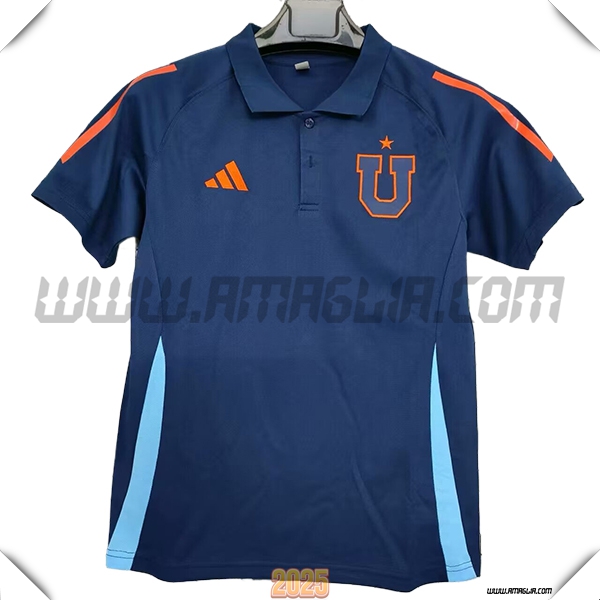 Maglia Polo Università del Cile Blu/Arancia 2025 2026