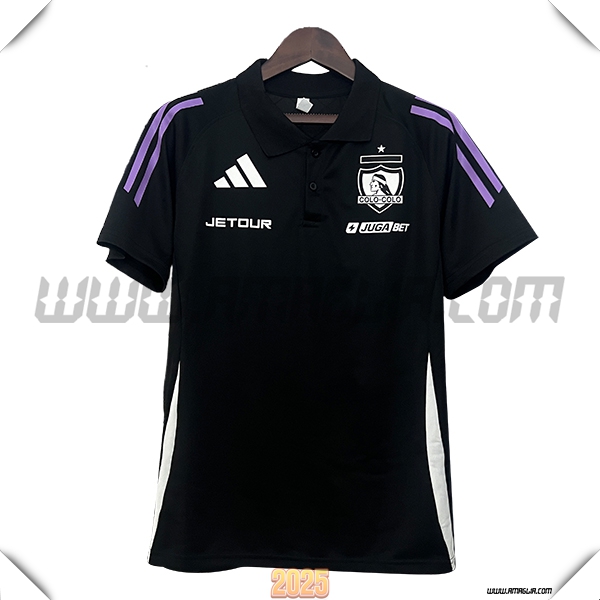 Maglia Polo Colo-Colo Nero/Bianco/viola 2025 2026