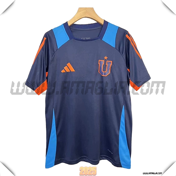 T Shirt Allenamento Università del Cile Blu/Arancia 2025 2026
