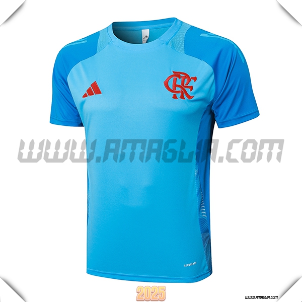 T Shirt Allenamento Flamengo Blu 2025 2026