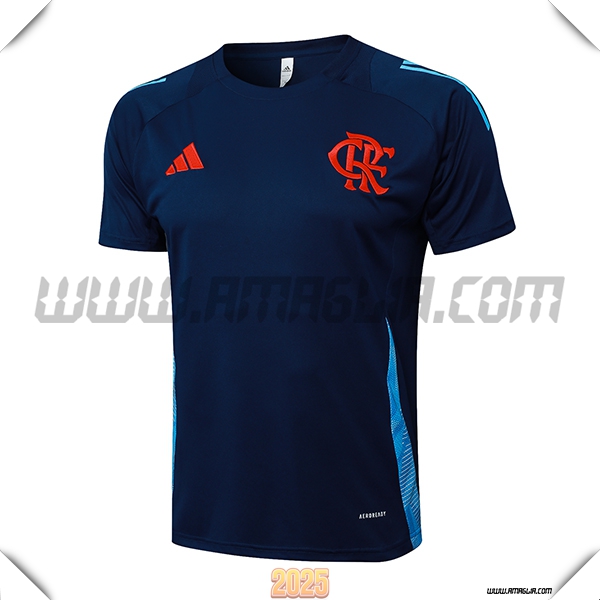 T Shirt Allenamento Flamengo Blu Reale 2025 2026