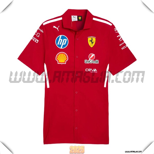 Polo Scuderia Ferrari F1 Team Rosso 2025 -02