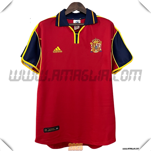 Prima Maglia Calcio Spagna Retro 2000