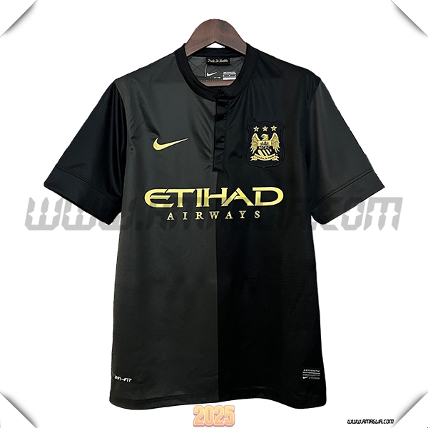 Seconda Maglia Calcio Manchester City Retro 2013/2014