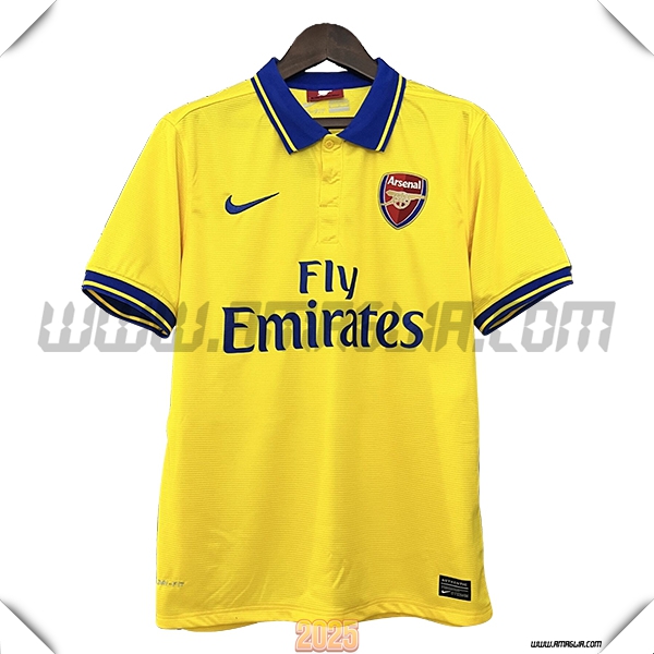 Seconda Maglia Calcio Arsenal Retro 2013/2014