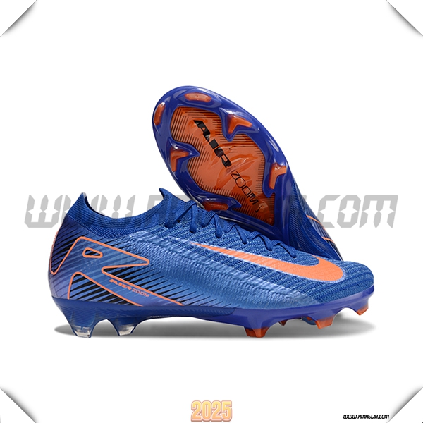 Nike Scarpe da Calcio AIR Zoom Mercurial Vapor 16 Elite XXV FG Blu/Arancia