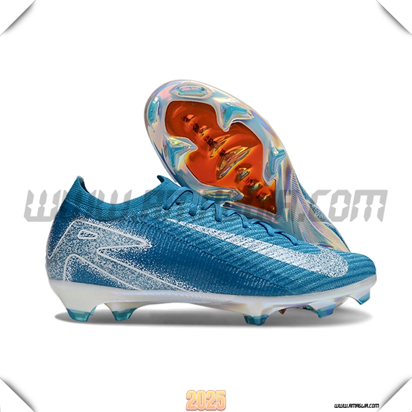 Nike Scarpe da Calcio AIR Zoom Mercurial Vapor 16 Elite XXV FG Blu/Bianco