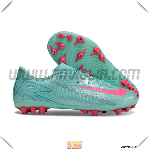 Nike Scarpe da Calcio AIR ZOOM MERCURIAL VAPOR XVI ACADEMY X MBAPPE AG Verde/Rosa