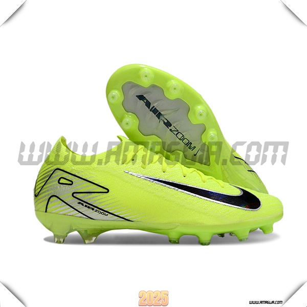 Nike Scarpe da Calcio AIR Zoom Mercurial Vapor 16 Elite XXV AG Verde/Nero
