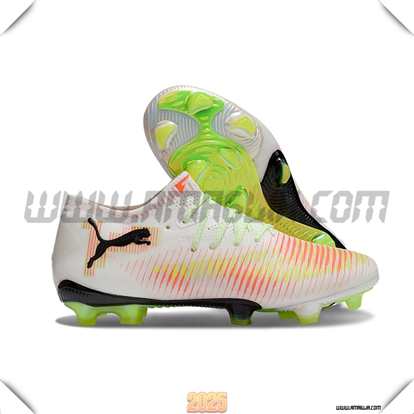 PUMA Scarpe da Calcio FUTURE 8 ULTIMATE FG/AG Bianco/Arancia