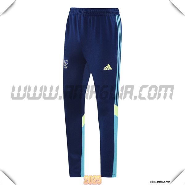 Pantaloni da Allenamento Ajax Blu/Verde 2025 2026