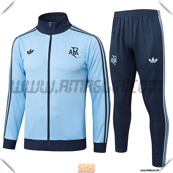 Tuta Calcio Giacca Argentina Azzurro 2025 2026