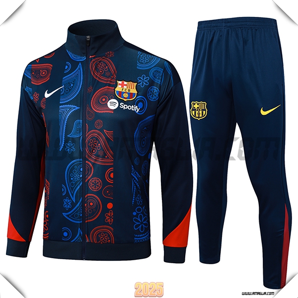 Tuta Calcio Giacca FC Barcellona Blu/Rosso 2025 2026