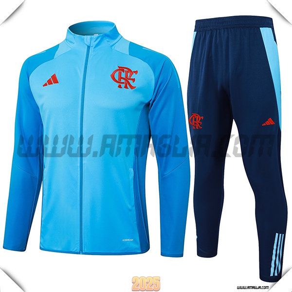 Tuta Calcio Giacca Flamenco Blu 2025 2026