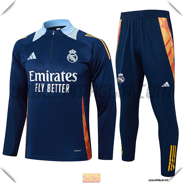 Tuta Calcio Real Madrid Blu Reale 2025 2026