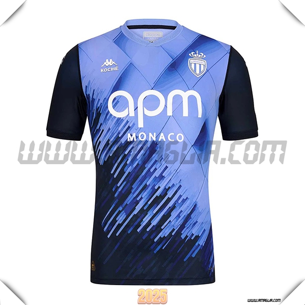 Maglia Calcio AS Monaco Edizione Speciale 2024 2025 Blu