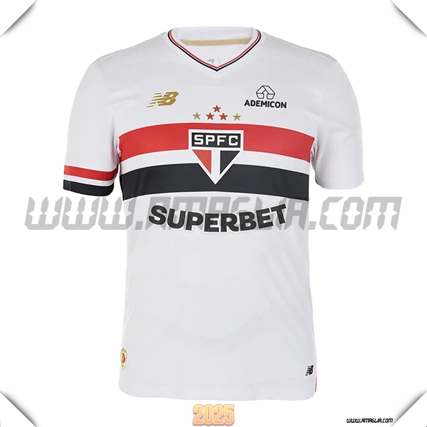 Nuovo Maglia Calcio Sao Paulo FC Prima 2025 2026