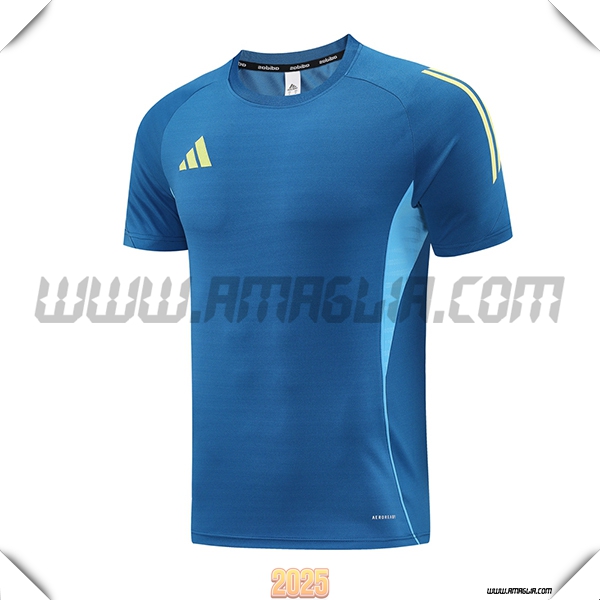 T Shirt Allenamento Adidas Blu 2025 2026 -02