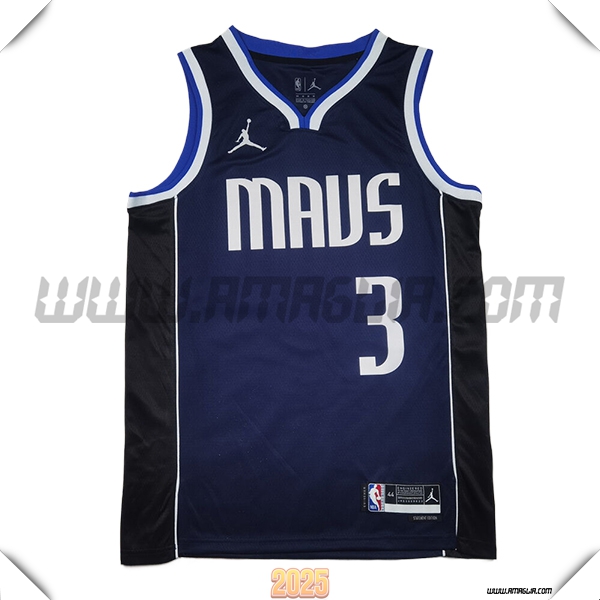 Maglia Dallas Mavericks (DAVIS #3) 2025/26 Blu Scuro