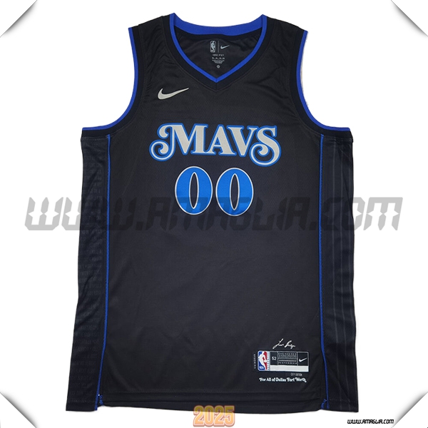 Maglia Dallas Mavericks (CHRISTIE #00) 2025/26 Blu/Nero