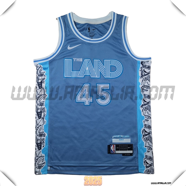 Maglia Cleveland Cavaliers (MITCHELL #45) 2025/26 Blu