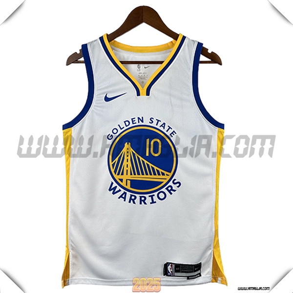 Maglia Golden State Warriors (BUTLER III #10) 2024/25 Bianco/Blu/Giallo