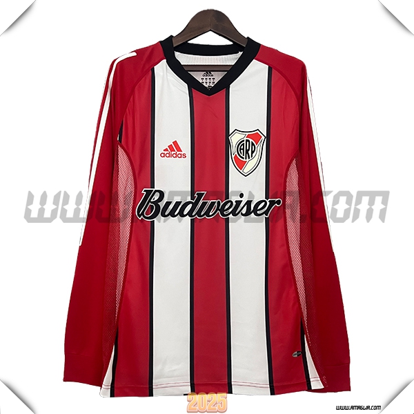 Seconda Maglia Retro River Plate Maniche lunghe 2003/2004
