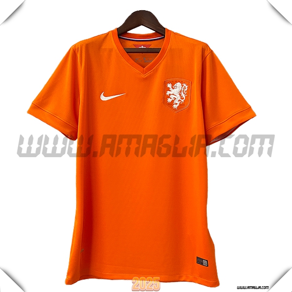 Prima Maglia Calcio Paesi Bassi Retro 2014