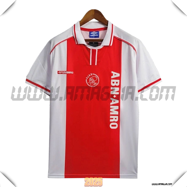 Prima Maglia Calcio AFC Ajax Retro 1998