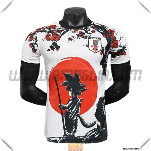 Maglia Squadra Giappone Edizione speciale 2025 2026 Bianco