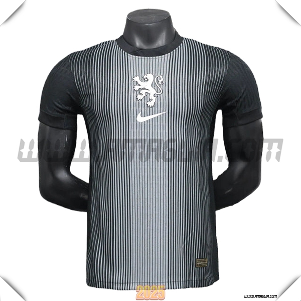 Maglia Squadra Portiere Paesi Bassi 2025 2026 Nero