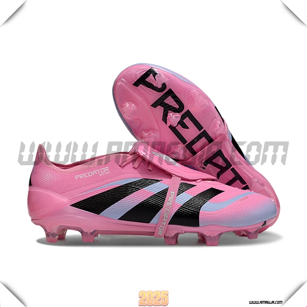Adidas Scarpe Da Calcio 25 Predator Elite Tongue FG Rosa/Nero/Blu