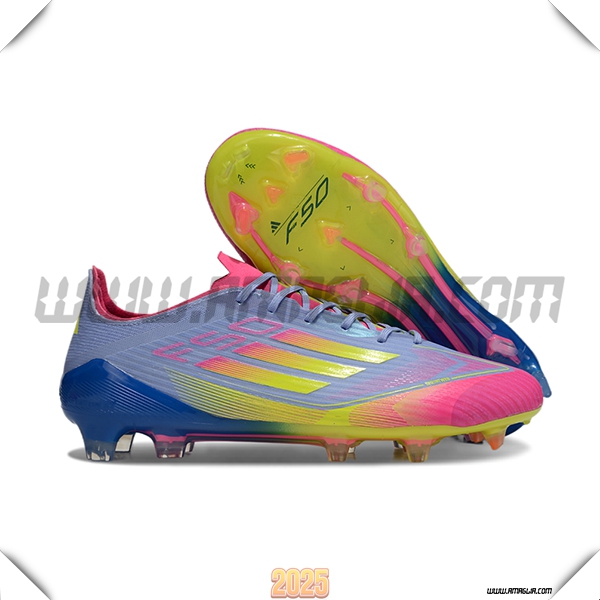 Adidas Scarpe Da Calcio F50 ELITE FG Blu/Verde/Rosa