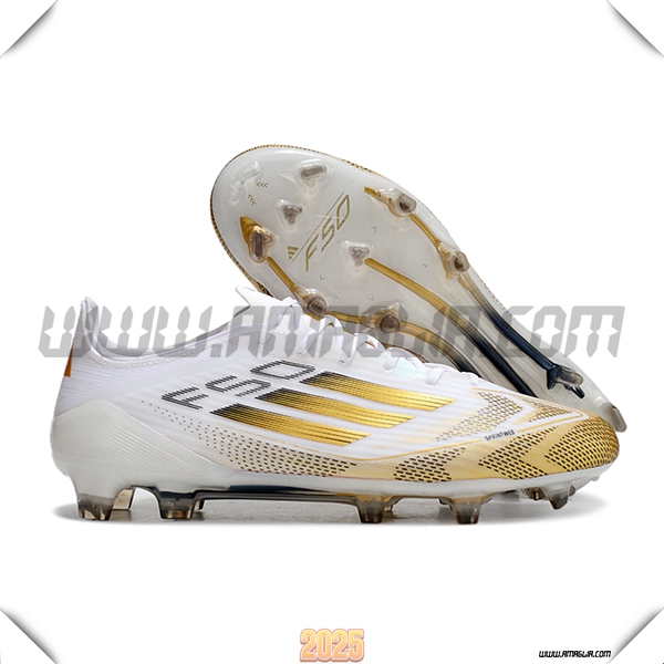 Adidas Scarpe Da Calcio F50 ELITE FG Bianco/Giallo/Nero