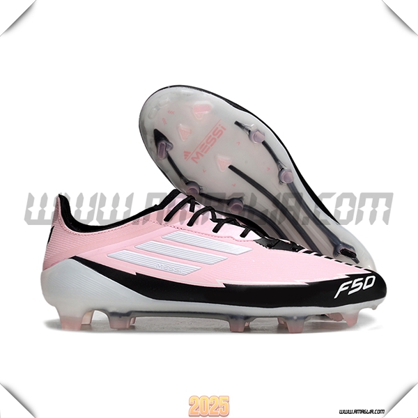 Adidas Scarpe Da Calcio F50 ELITE FG Rosa/Nero/Bianco