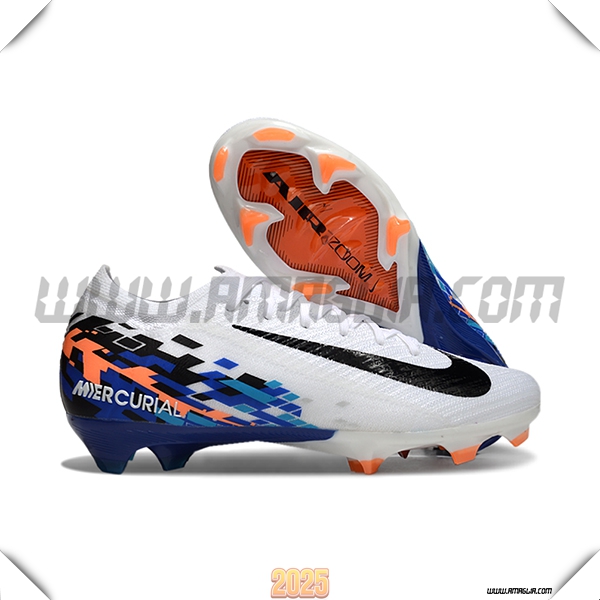 Nike Scarpe Da Calcio AIR Zoom Mercurial Vapor 16 Elite XXV FG Bianco/Nero/Blu