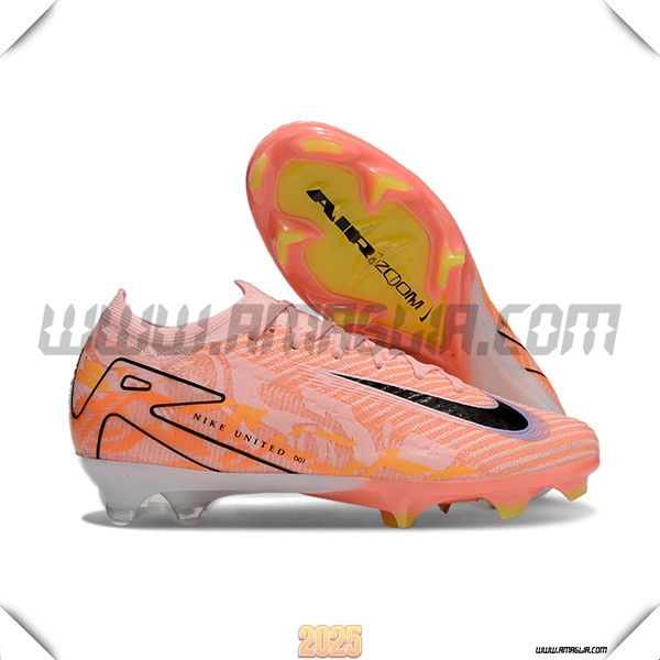 Nike Scarpe Da Calcio AIR Zoom Mercurial Vapor 16 Elite XXV FG Arancia/Nero -02