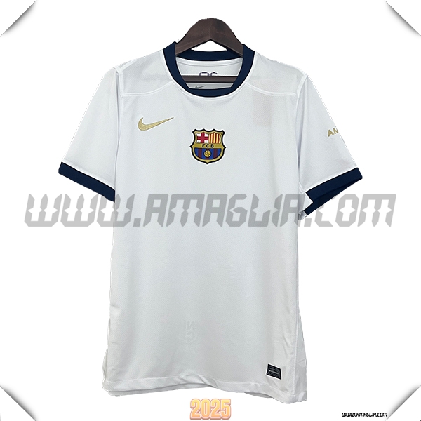 Maglia Calcio FC Barcellona Edizione speciale 2025 2026 Bianco