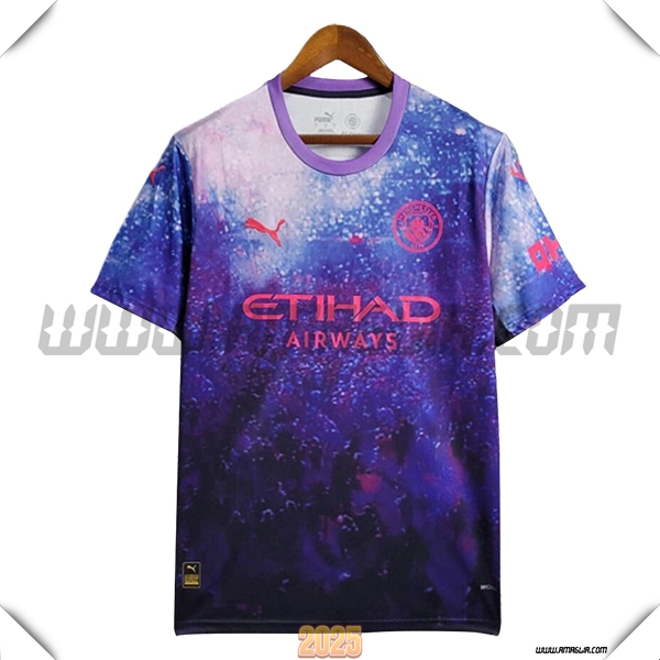Maglia Calcio Manchester City Edizione speciale 2025 2026 Viola