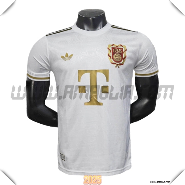 Nuovo Maglia da Bayern Monaco Edizione 125° anniversario 2024 2025 Bianco
