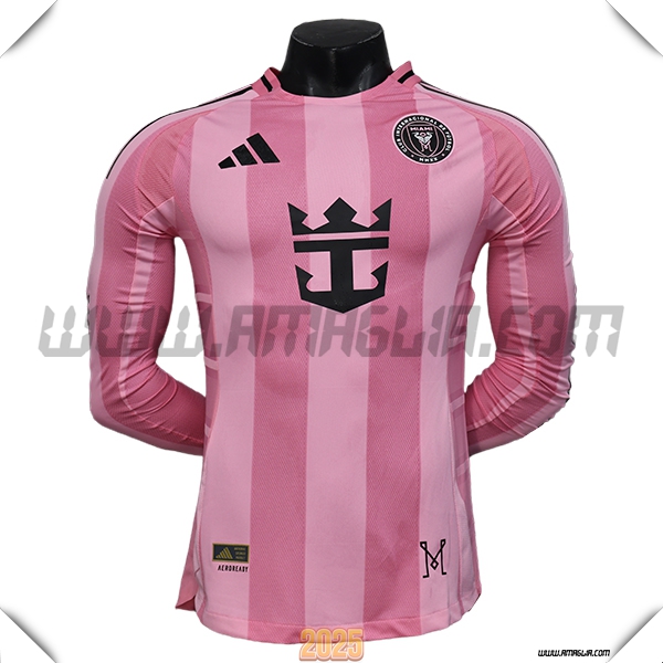 Nuovo Maglia da Inter Miami CF Maniche lunghe Prima 2025 2026